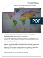 Distribucion Mundial de Los Grandes Ecosistemas o Biomas Terrestres