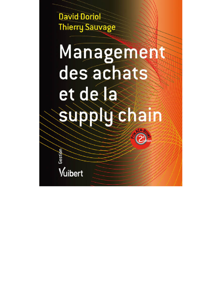 Management Des Achats Et de La Supply Chain - 2e Édition | PDF