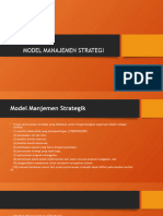 Model Manajemen Strategi
