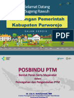 POSBINDU PTM Bentuk Peran Serta Mayarakat Dalam Pencegahan Dan Pengendalian