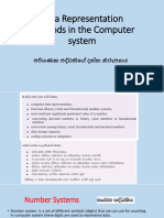 Soniya Kaviratna - Data Representation Methods in The Computer System (Number Systems)