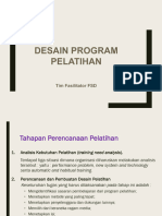 DESAIN PROGRAM PELATIHAN New