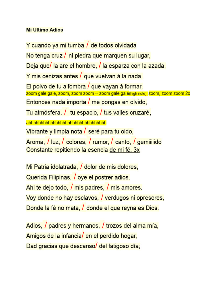 Mi Ultimo | PDF