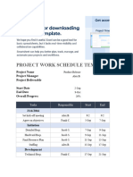 IC Project Work Schedule 10689