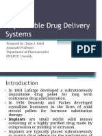 2.2 Implantable Drug Delivery Systems