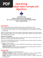 Chapter-8 (Cluster Analysis Basic Concepts and Algorithms)