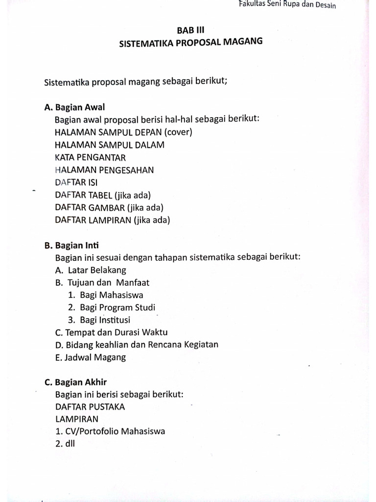 Panduan Proposal KP Atau Riset | PDF