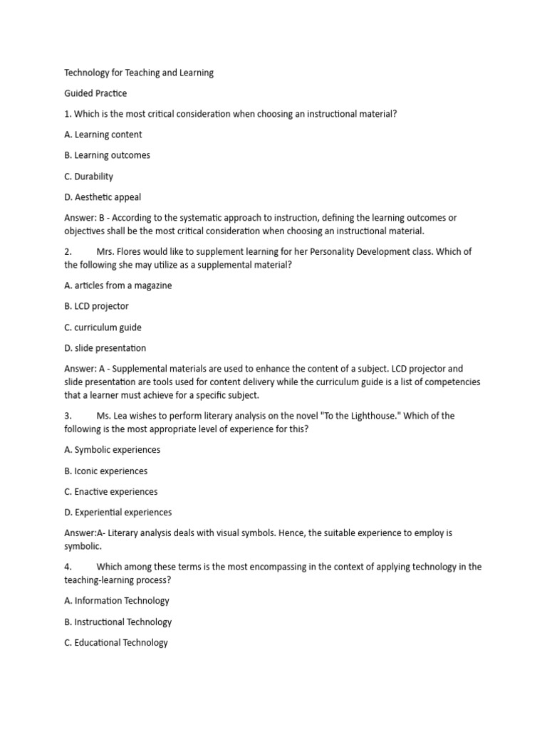 Integrating Technology in Education | PDF | Educational Technology ...