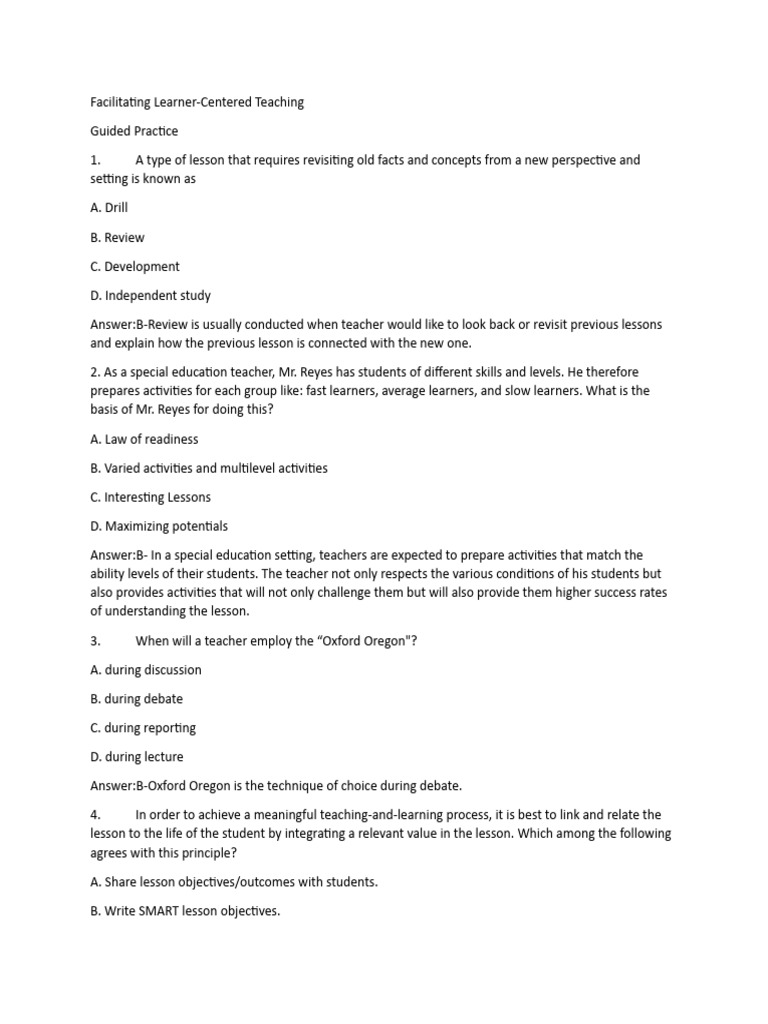 Facilitating Learner | PDF | Learning | Teachers