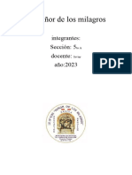 I.e: Señor de Los Milagros: Integrantes: Sección: 5 Docente: Año:2023