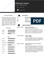 Free CV Template 25