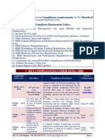 Corporate Compliance Calendar August 2023