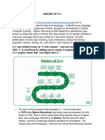 History of C++