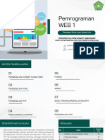 Materi Pemrograman WEB 1