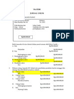 Soal Jurnal Umum PG