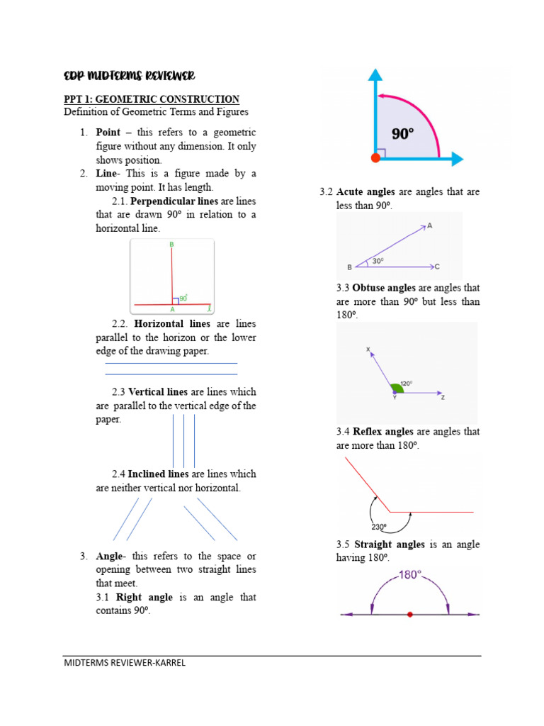 Geometric Construction and Lettering Guide | PDF | Circle | Triangle