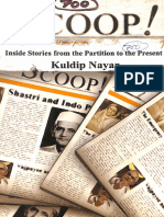 Scoopt Inside Stories From The Partitition To The Present - Kuldip Nayar - Text