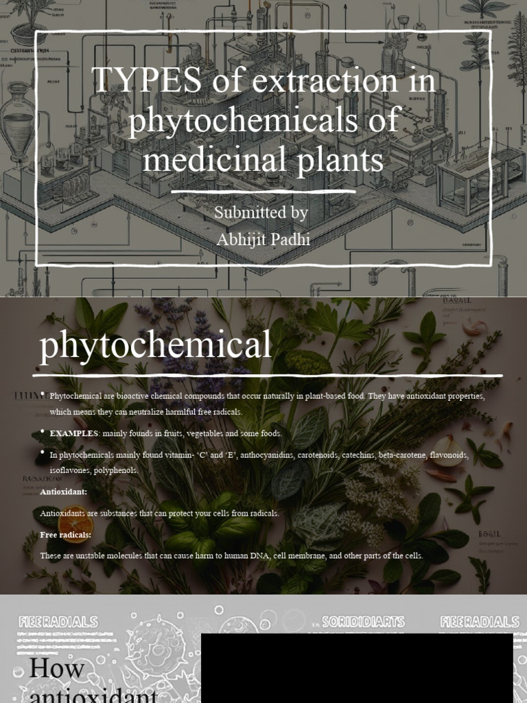 Phytochemical Extraction Methods Guide | PDF | Distillation ...