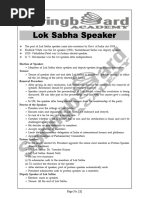 Speaker Loksabha