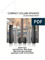 5215 Compact Column Speaker Brochure