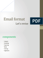 Email Writing PPT Format