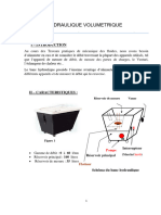 Tp1: Banc Hydraulique Volumetrique