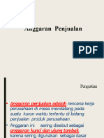 Anggaran Penjualan