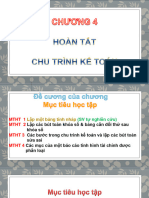 Chuong 4- Hoàn tất chu trình kế Toán