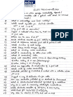 Electrochemistry 50 Conceptuals