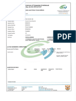 Doulos Foods (Pty) LTD License