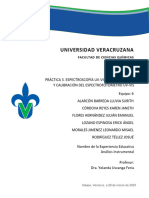 Práctica 3. Espectroscopía UV-VIS - Equipo - 6