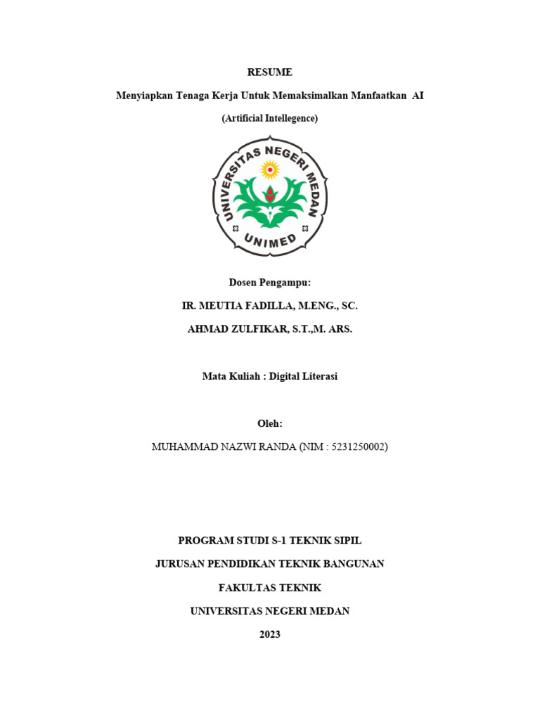 Resume Digital Literasi PDF