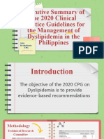 Dyslipidemia CPG 2020 Review