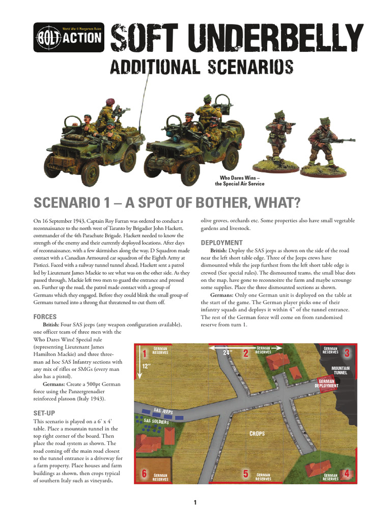 Bolt Action - Soft-Underbelly - Additional-Scenarios - Final-1 | PDF ...