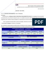 Conteúdo Programático Da Av2 - 3º Ano - 3º Tri