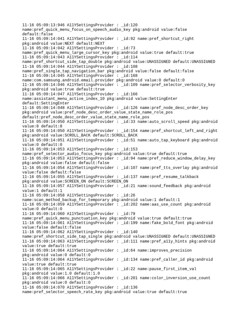 A11yprovider Log | PDF | Free Mobile Software | Computing