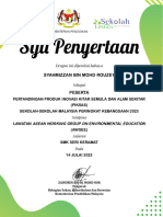 Sijil Penyertaan Piksas Syahmizzan Bin Mohd Rouzey