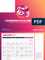 Calendrier Social Media 2023