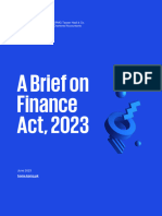 A Brief On Finance Act 2023