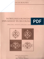 Boldea Ligia Nobilimea Romaneasca Din Banat Xiv Xvi 2002