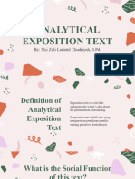 Analitycal Exposition Text