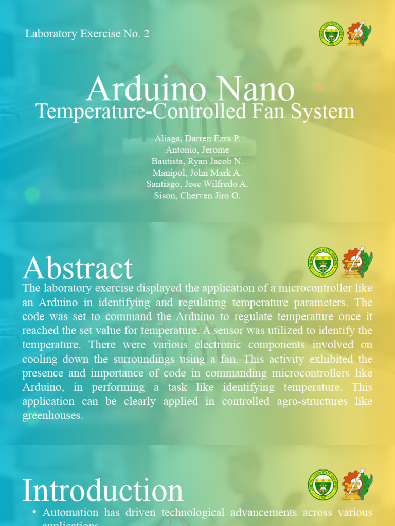 Laboratory exercise no 2 pdf arduino microcontroller