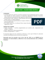 PDF Recomendaciones Post Polipectomia Gastrica