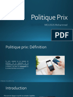 Politique Prix Présentation