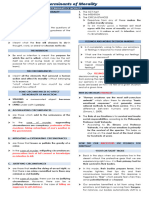 Ethics Reviewer Unit 2 DETERMINANTS OF MORALITY