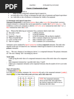 Chapter 5 Fundamentals of Logic Soln