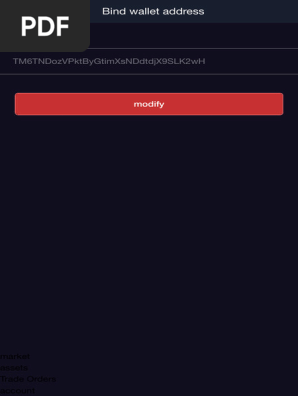 Bind Wallet Address