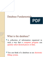 Database Fundamentals Lab1