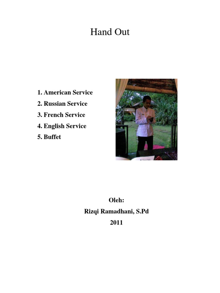 Macam-Macam Service (Handout) | PDF | Kesehatan Holistik | Teknologi ...
