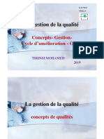 GESTION  qualité